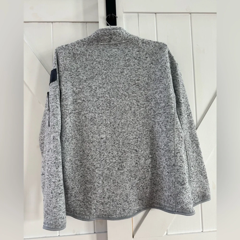 Grunt Style Women's Full Zip Sweater Jacket - Heather Gray - Picture 7 of 8